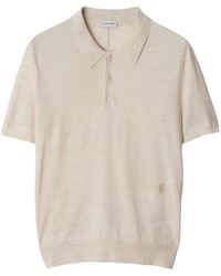 Burberry - Polo Con Botones - Lyst