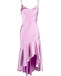 Pinko - Hammered Kleid aus Satin - Lyst