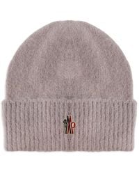 Moncler - Geribbelde Muts Met Logo - Lyst