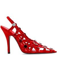 The Attico - Grid Pumps, 105Mm - Lyst