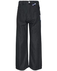 Maison Mihara Yasuhiro - In-Stru(-Tal) Logo-Patch Jeans - Lyst