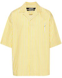 Jacquemus - Striped Polo Cotton Shirt - Lyst