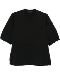 Moncler - Logo-Patch T-Shirt - Lyst