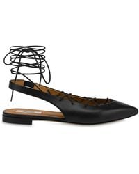 Moschino - レースアップ フラットシューズ - Lyst