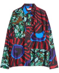 Dries Van Noten - Viscose Cocoon Shirt - Lyst