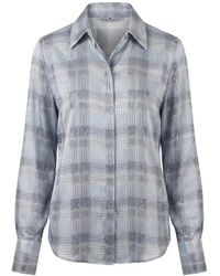 Ermanno Scervino - Check-Print Rhinestone-Embellished Shirt - Lyst