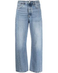 Totême - Gerade High-Waist-Jeans - Lyst