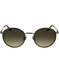 Calvin Klein - Round-Frame Sunglasses - Lyst