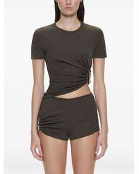 Christopher Esber - Droplet Crystal Ruched T-Shirt - Lyst