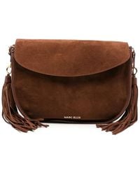 Marc Ellis - Lime L Tassel-Detail Suede Shoulder Bag - Lyst