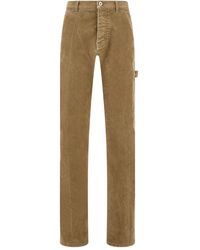 Ferragamo - Flocked Patch Pocket Cargo Trousers - Lyst