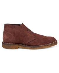 Frau - Suede Crepe-Sole Desert Boots - Lyst