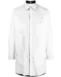 Yohji Yamamoto - Overhemd Met Print - Lyst