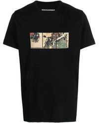 Maharishi - Kuroko Graphic-print Cotton T-shirt - Lyst