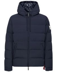AFTER LABEL - Logo-Patch Padded Jacket - Lyst