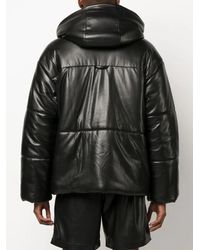 Nanushka - Hide Faux-Leather Puffer Jacket - Lyst