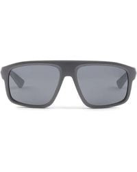 Prada Linea Rossa - Rectangle-Frame Sunglasses - Lyst