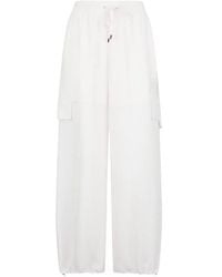 Liu Jo - Mesh-Design Cargo Trousers - Lyst