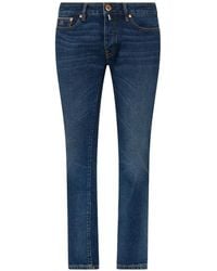 Moorer - Faded Five-Pocket Jeans - Lyst