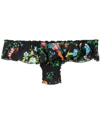 Cynthia Rowley - Floral-print Ruffled Bikini Bottoms - Lyst