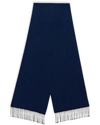 Brooks Brothers - Écharpe En Laine À Franges Et Chevrons - Lyst