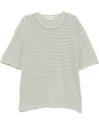 Officine Generale - T-Shirt À Rayures - Lyst
