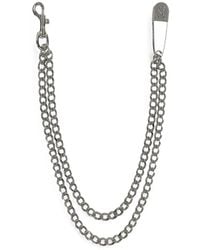 KAMIYA - Kmy Safety-Pin Double Wallet Chain - Lyst