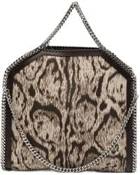 Stella McCartney - Animal Print Chain Shoulder Bag - Lyst