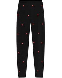 Moschino - Jacquard-Leggings Mit Logo - Lyst