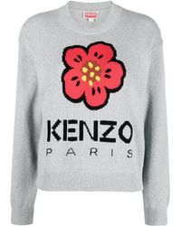 KENZO - Jersey BOKE Flower con cuello redondo - Lyst
