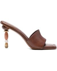 Cult Gaia - 100Mm Mahina Sculpted-Heel Sandals - Lyst
