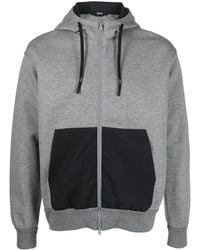 Herno - Layered-Effect Cotton-Blend Hoodie - Lyst