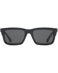 Burberry - Logo Rectangular Sunglasses - Lyst