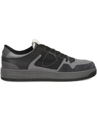 Philippe Model - Mesh Panelled Low-Top Sneakers - Lyst