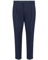 PT Torino - Pleated Cuffed Trousers - Lyst