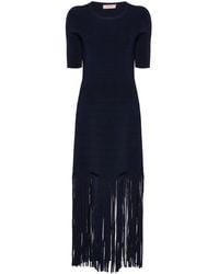Twinset - Kleid Mit Fransen - Lyst