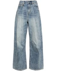 JNBY - Washed Denim Jeans - Lyst