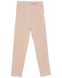 Max Mara - Pocket Unfinished-Hem Trousers - Lyst