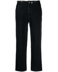 Tibi - Newman Mid-rise Tapered Jeans - Lyst