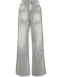 Philipp Plein - Crystal-Embellished Jeans - Lyst
