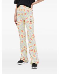 PUMA - X The Ragged Priest Abstract-Print Flared Trousers - Lyst