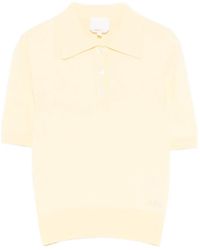 A.P.C. - Cotton Polo Shirt With Jacquard Logo - Lyst