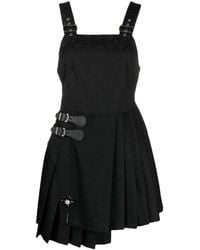 Charles Jeffrey - Robe Courte Kilt À Motif En Jacquard - Lyst