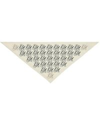 Giorgio Armani - Logo-Print Silk Scarf - Lyst