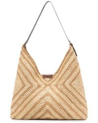 Anya Hindmarch - Sac Porté Épaule Tissé À Chevrons - Lyst