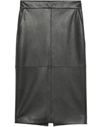 Elisabetta Franchi - レザー ペンシルスカート - Lyst