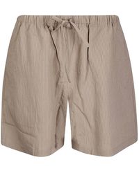 Maison Kitsuné - Striped Elasticated Shorts - Lyst
