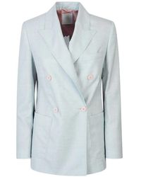 Eleventy - Double-Breasted Jacket - Lyst