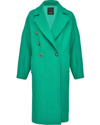 Pinko Straight-fit Coat - Green