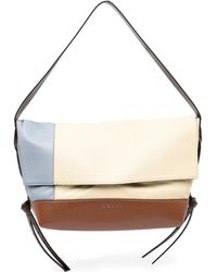 Marni - Colour-Block Leather Shoulder Bag - Lyst